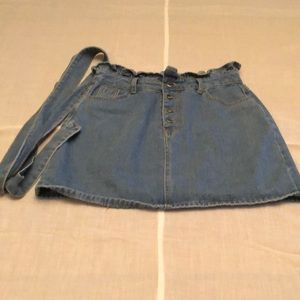 Shein short blue Jean skirt